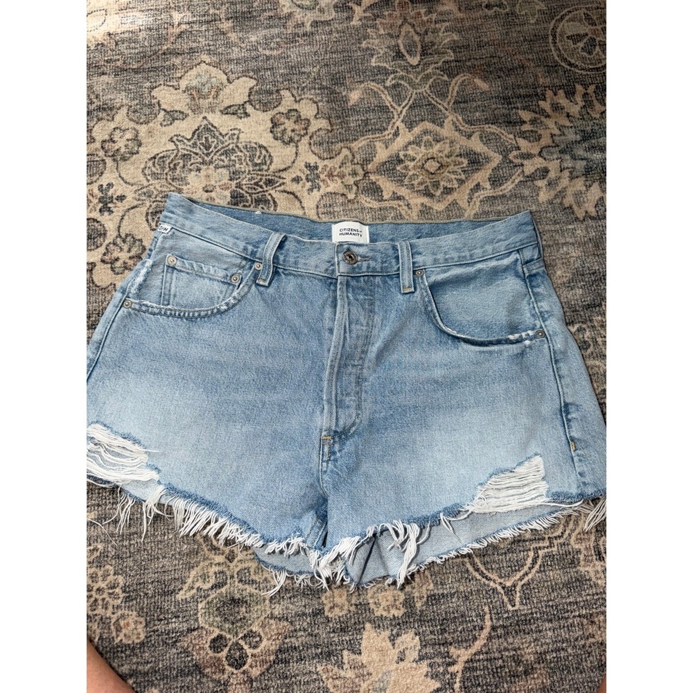 Citizens of Humanity Loro Denim Cut Off Shorts